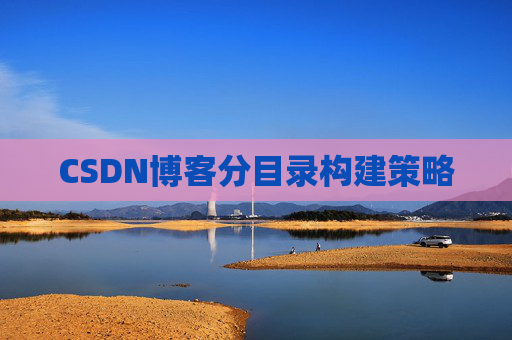 CSDN博客分目录构建策略